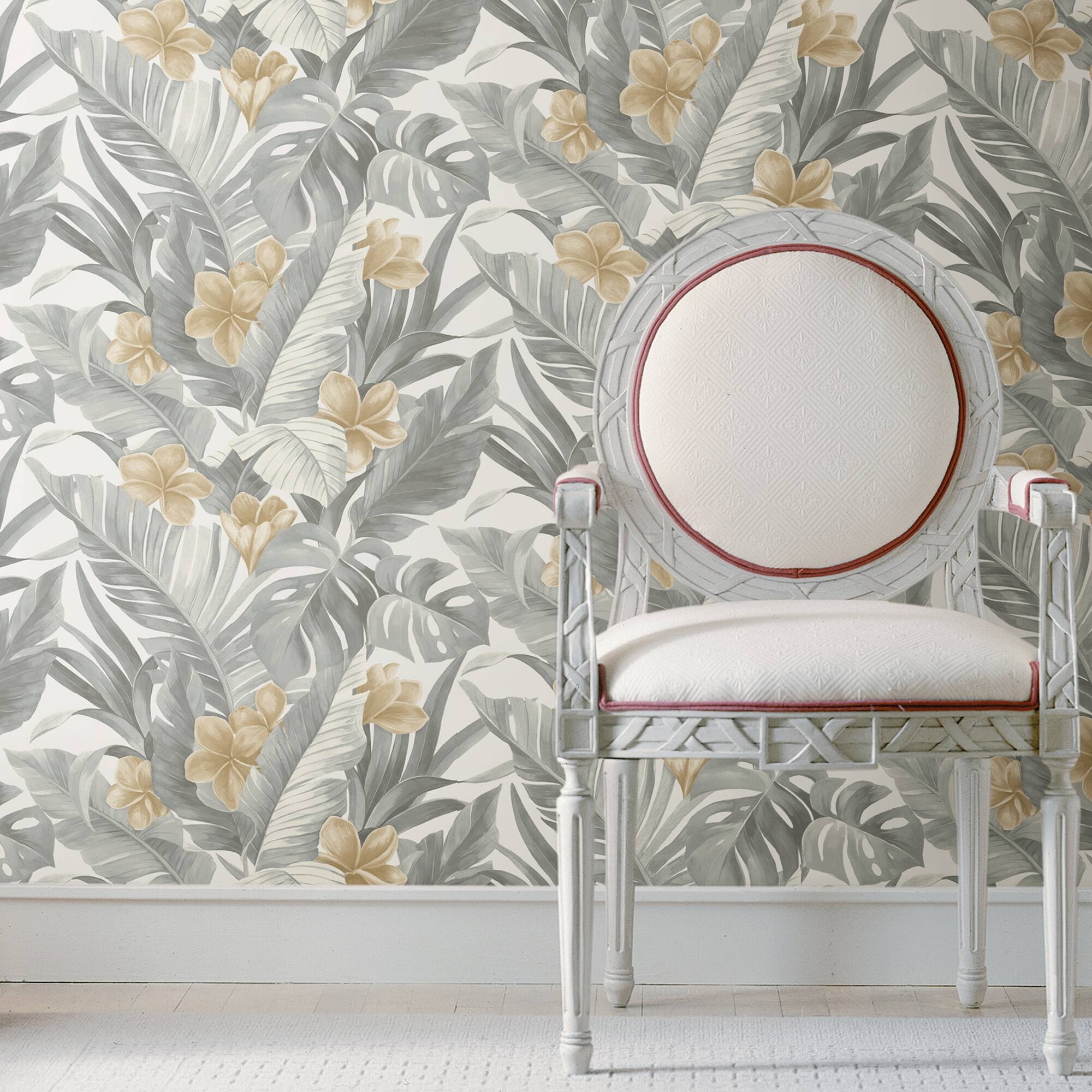 NuWallpaper Neutral Paradise Peel & Stick Wallpaper
